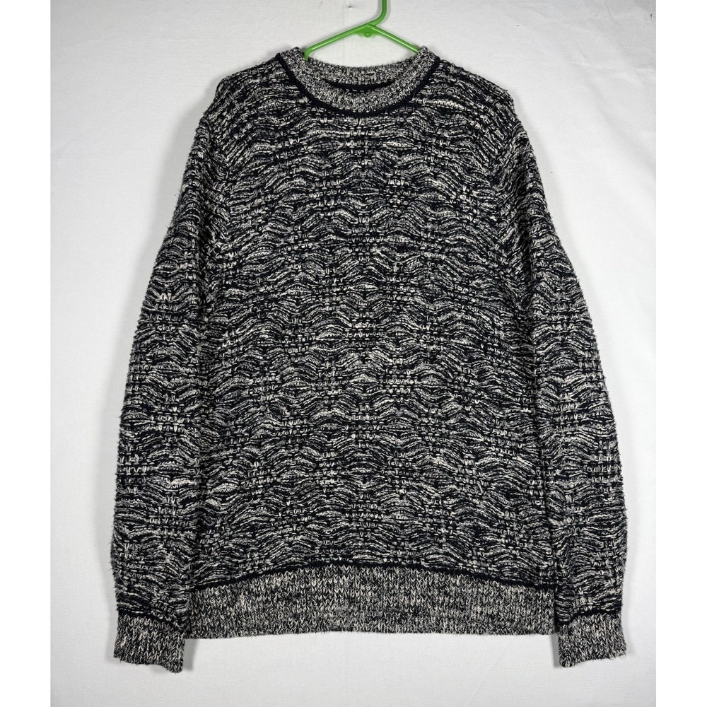 EUC Taylor Stitch Sweater Mens 42 Large Heavyweight Chatham Chunky Knit Jacquard